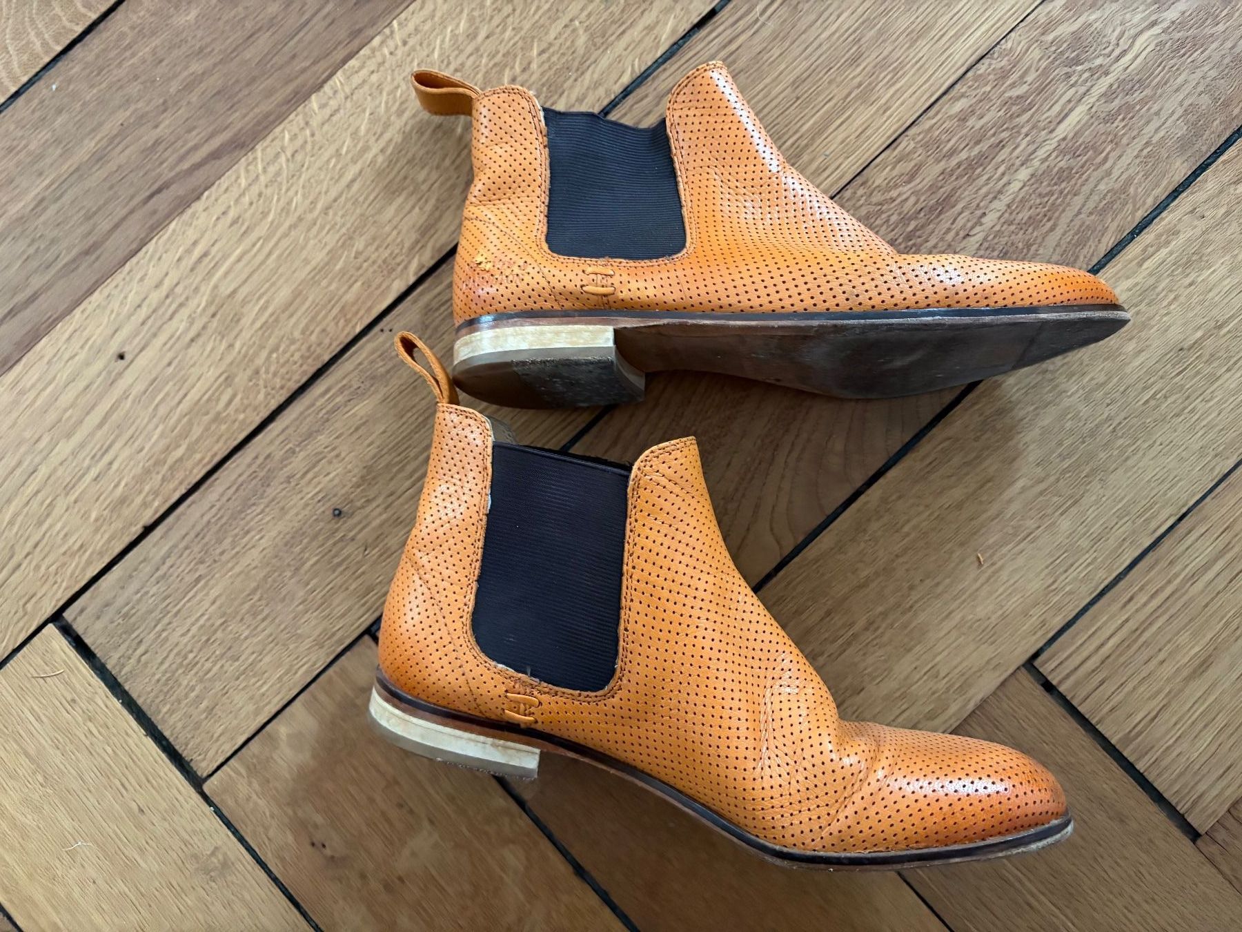 Damenschuhe: Ankle Boots von Melvin & Hamilton Gr. 36 senfgelb – Gebraucht aus Zürich von triangular 2