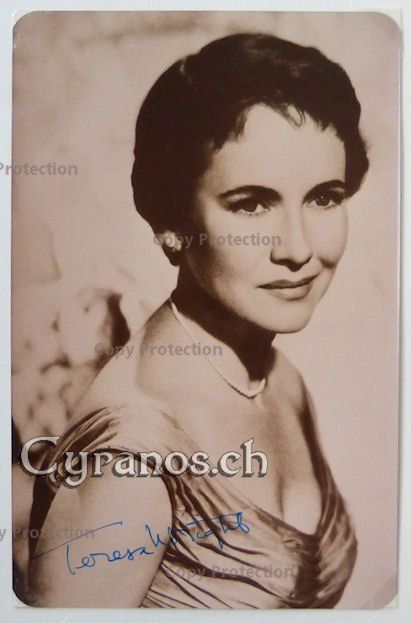 Autographes: Teresa Wright (1918-2005) Schauspielerin - Autogramm – D'occasion à Dietikon par cyranos.ch