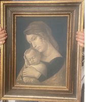 Antikes Bild: Maria mit schlafendem Kind v. Andrea  Mantegna