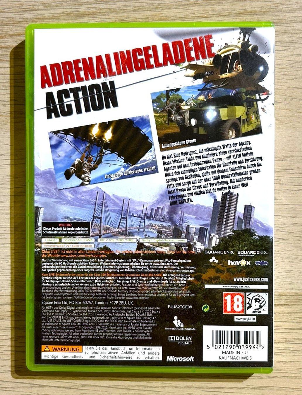 Microsoft Giochi: Just Cause 2 Xbox 360 – Usato da St. Gallen venduto da Alpine.Arcade 1