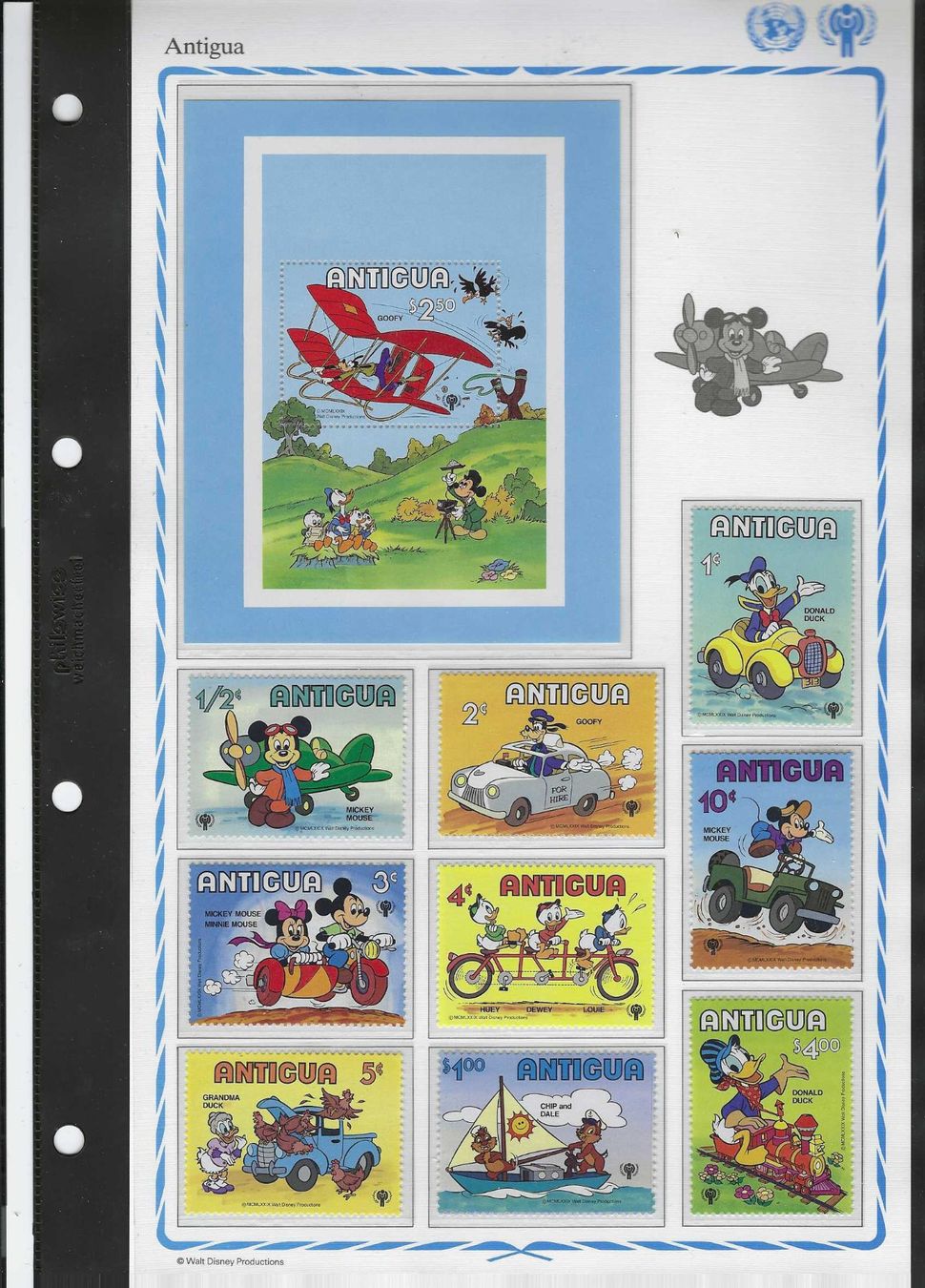 Tous les timbres: ANTIGUA 1979 ** COMIS – Neuf (Voir description) à Dintikon par bonita099
