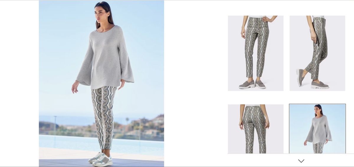 Heine Pantaloni: Pantalon à motifs – Nuovo (secondo la descrizione) da Perroy venduto da MR6.