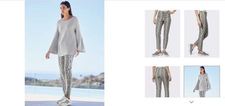 Pantalon à motifs
