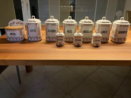 Porzellan Vorratsdosen Set