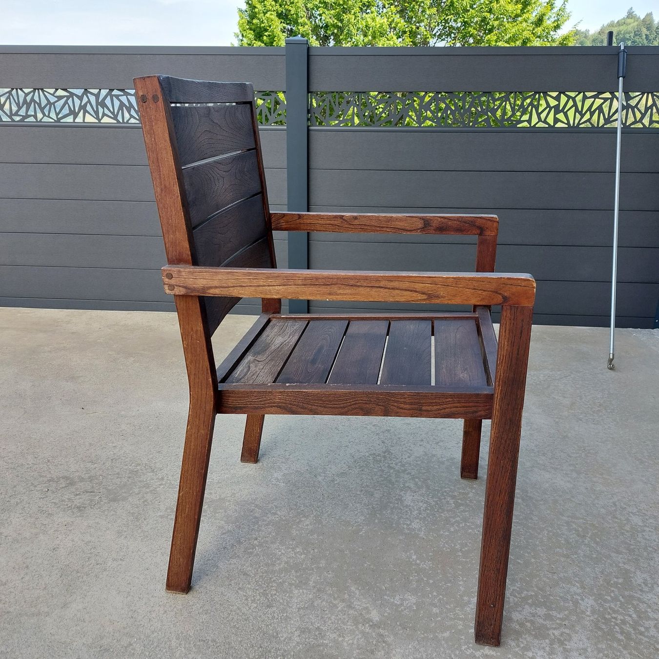 Set di tavolo e panche: Gartentisch mit 8 Stühlen, massives Holz – Usato da Ebnat-Kappel venduto da Kabee39 2