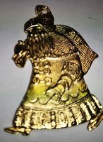 Christbaumschmuck Nikolaus Zinn Gold