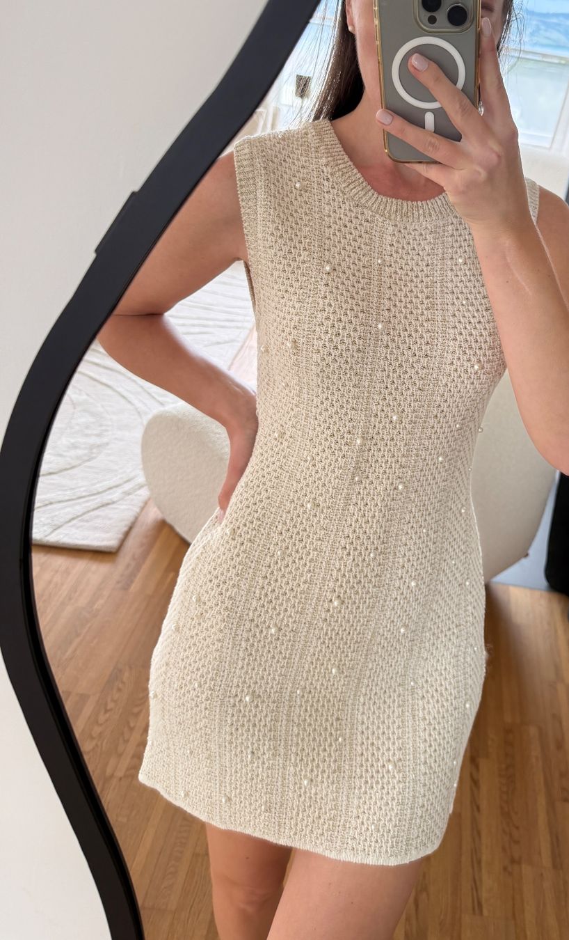Zara Vestiti: Zara pearl knit mini dress – Usato da Schindellegi venduto da Kar_5zrb 1