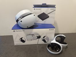 Sony PlayStation VR2 Headset mit PC-Adapter neuwertig
