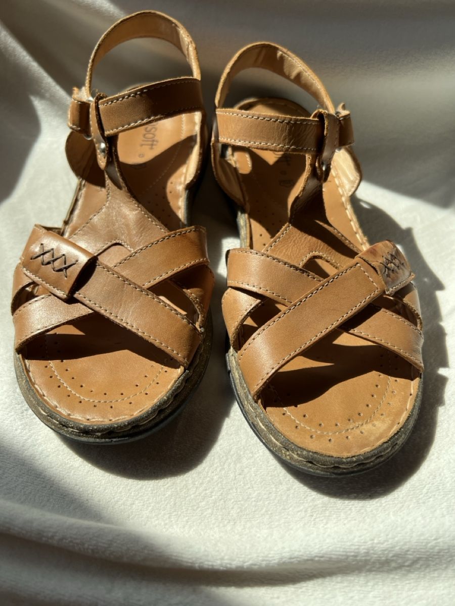 Scarpe da donna: Leder Sandalen Gosoft – Usato da Mörel venduto da Emozia 2