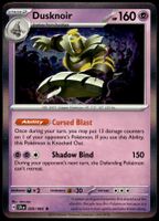 Pokémon Dusknoir 020/064 Holo Rare SV Shrouded Fable