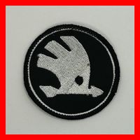 Skoda Aufnäher Aufbügler Octavia Superb Enyaq Fabia Karoq