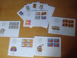 CH 1980 FDC Serie einzeln und 4er