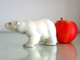 Eisbär Porzellan Chocolat Villars Werbung Figur Keramik