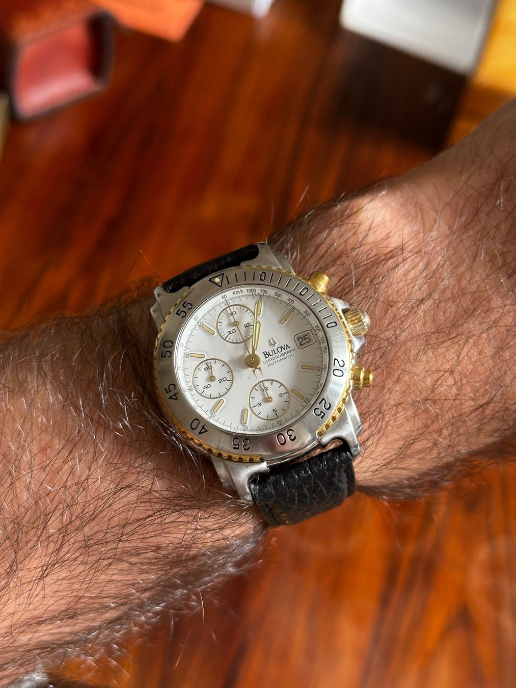 Bulova Orologi: Bulova Chronograph 643050 Valjoux 7750 White Dial – Usato da Zürich venduto da bruttowatches 3