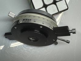 Nikon Mikroskop PoI Zwischentubus mit Analysator & Schieber