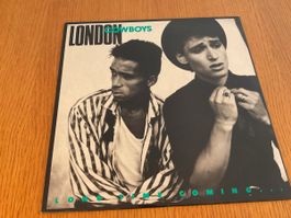 London Cowboys LP "Long Time Coming" Radio Active Records 