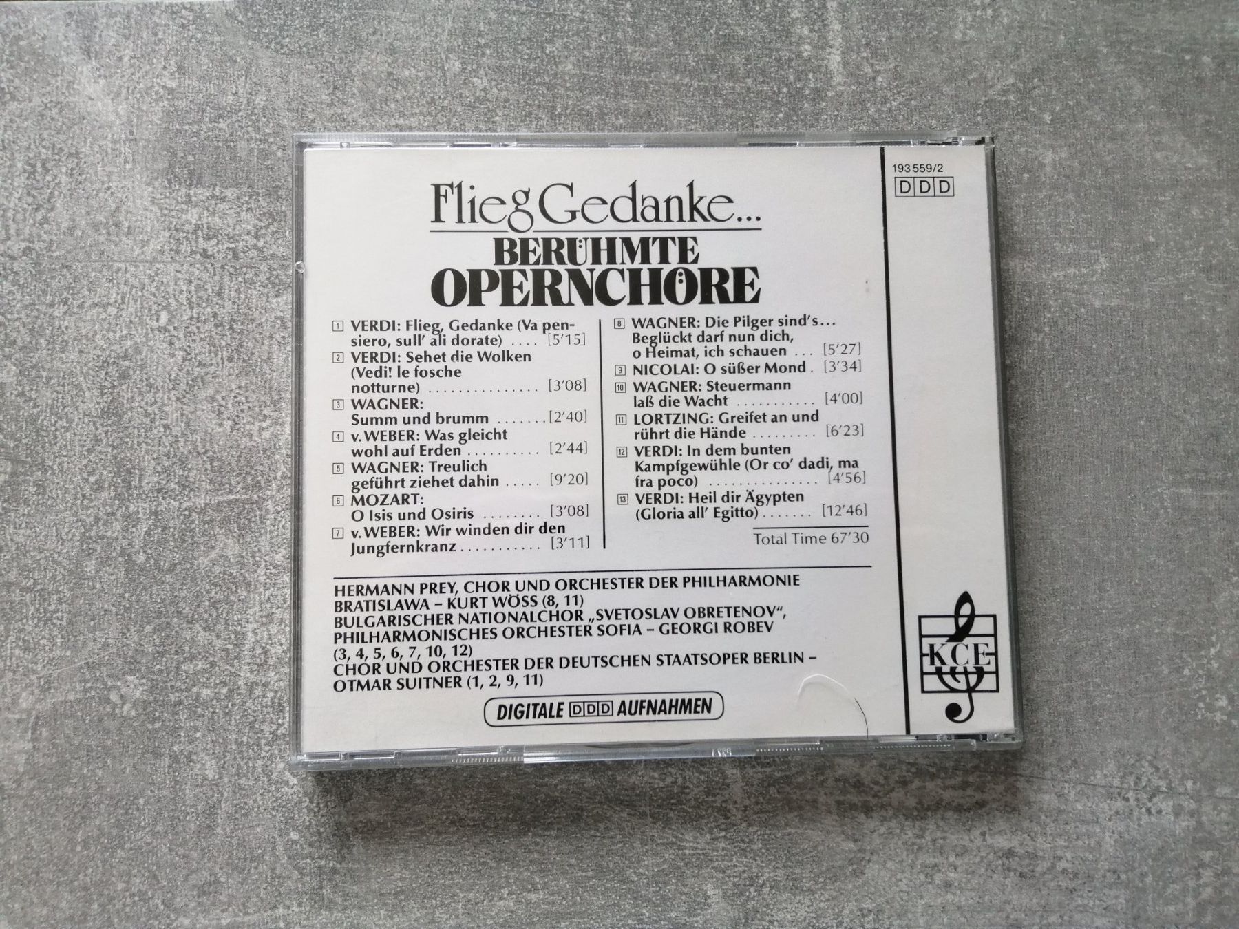 CD: CD: Flieg Gedanke... - Berühmte Opernchöre – Nuovo (secondo la descrizione) da Altstätten SG venduto da tollesauswolle 1