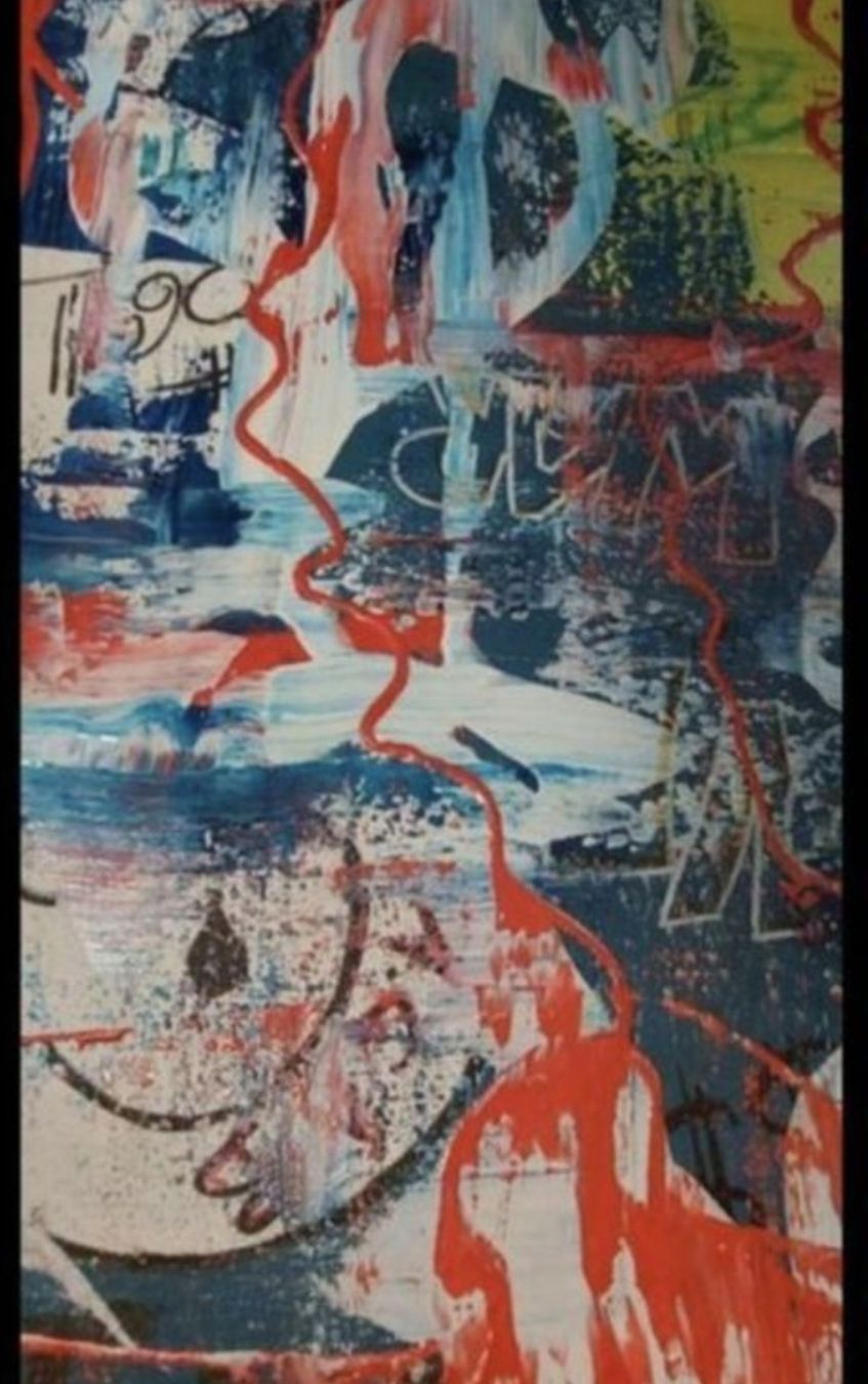 Dipinti: Gemälde Abstrakt Bunt handmade 50×70 – Nuovo (secondo la descrizione) da Riehen venduto da Steinbock1970 5