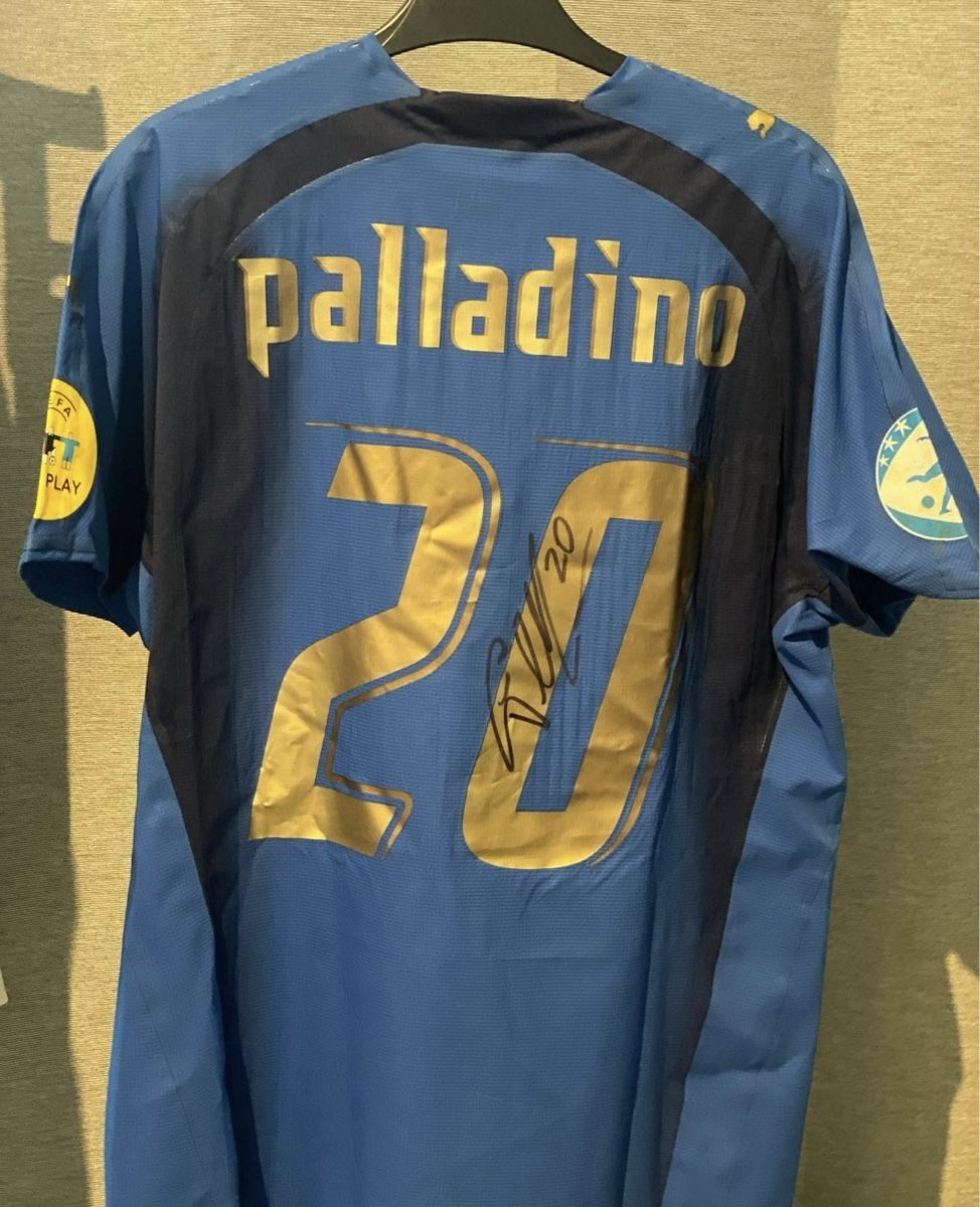 ITALIA Match worn Nazionale Italiana U21- Palladino (Usato) a Lugano