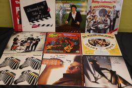 9x Signierte Schallplatten LP Konvolut Autogramme Vinyl