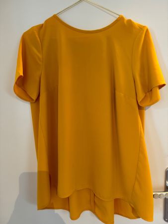 Senfgelbe Bluse von Michael Kors Gr. S