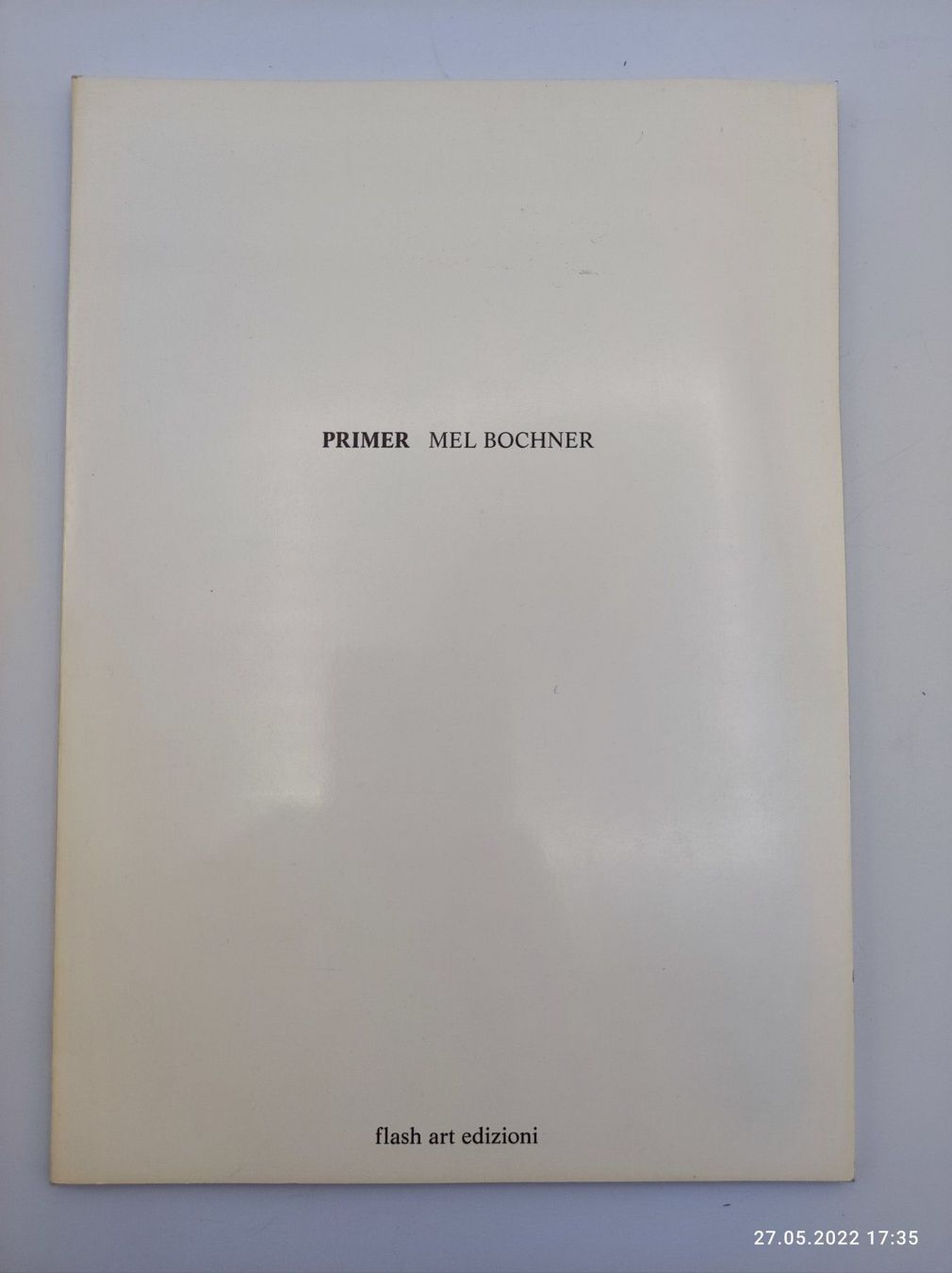 Libri: ARTISTBOOK - MEL BOCHNER – Usato da Goldach venduto da Gaip