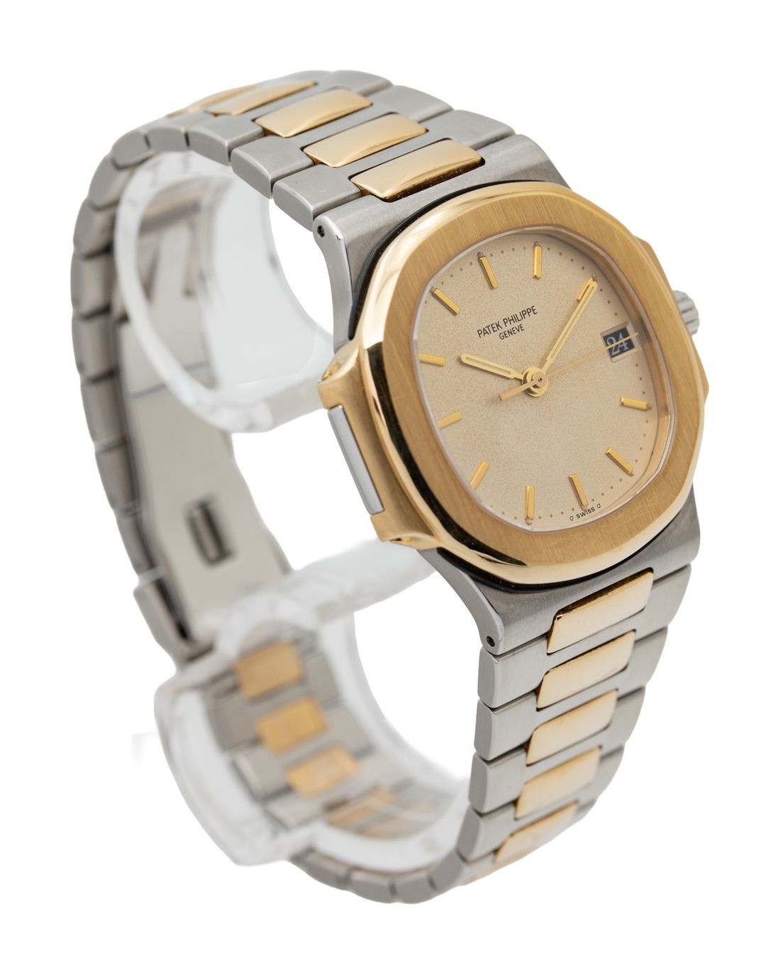 Patek Philippe Orologi: Patek Philippe Nautilus 3800 White ceramic dial with extract – Usato da Genève venduto da aspaklariacollection 1