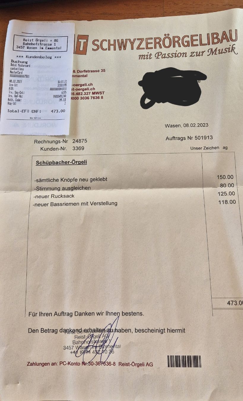 Strumenti musicali: Schwyzerörgeli 3Chörig B – Usato da Rüderswil venduto da juere_f 9
