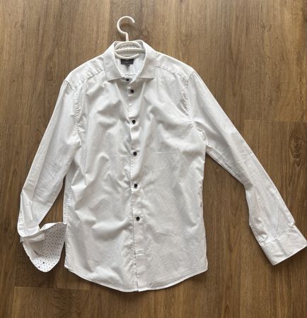 H&M Hemd, Gr. M, Slim Fit, Weiss, Top Zustand