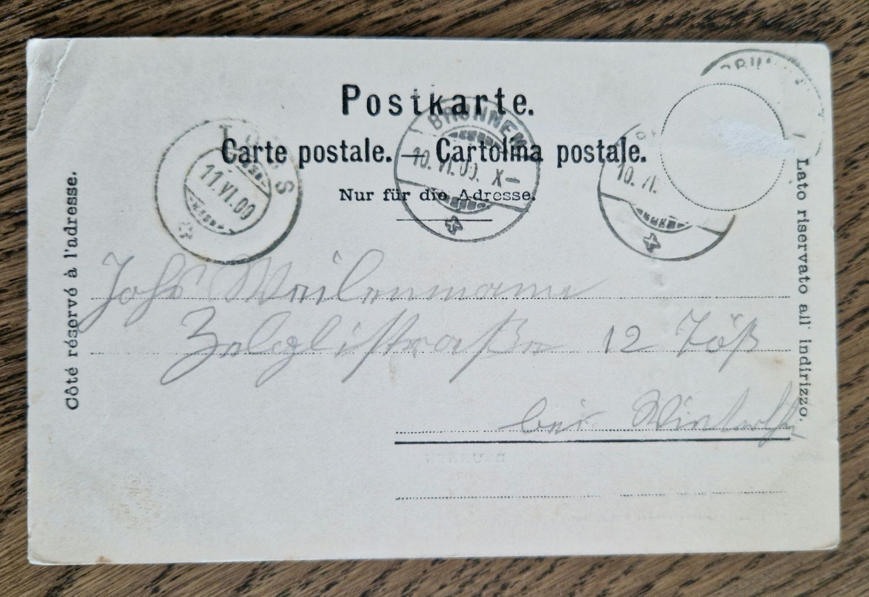 Cartes postales: Brunnen 1900 n. Winterthur – D'occasion à Ebikon par Donar50 1