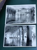 Echt Photo Karten  Überschwemmung in Lugano Gelaufen 1951/52