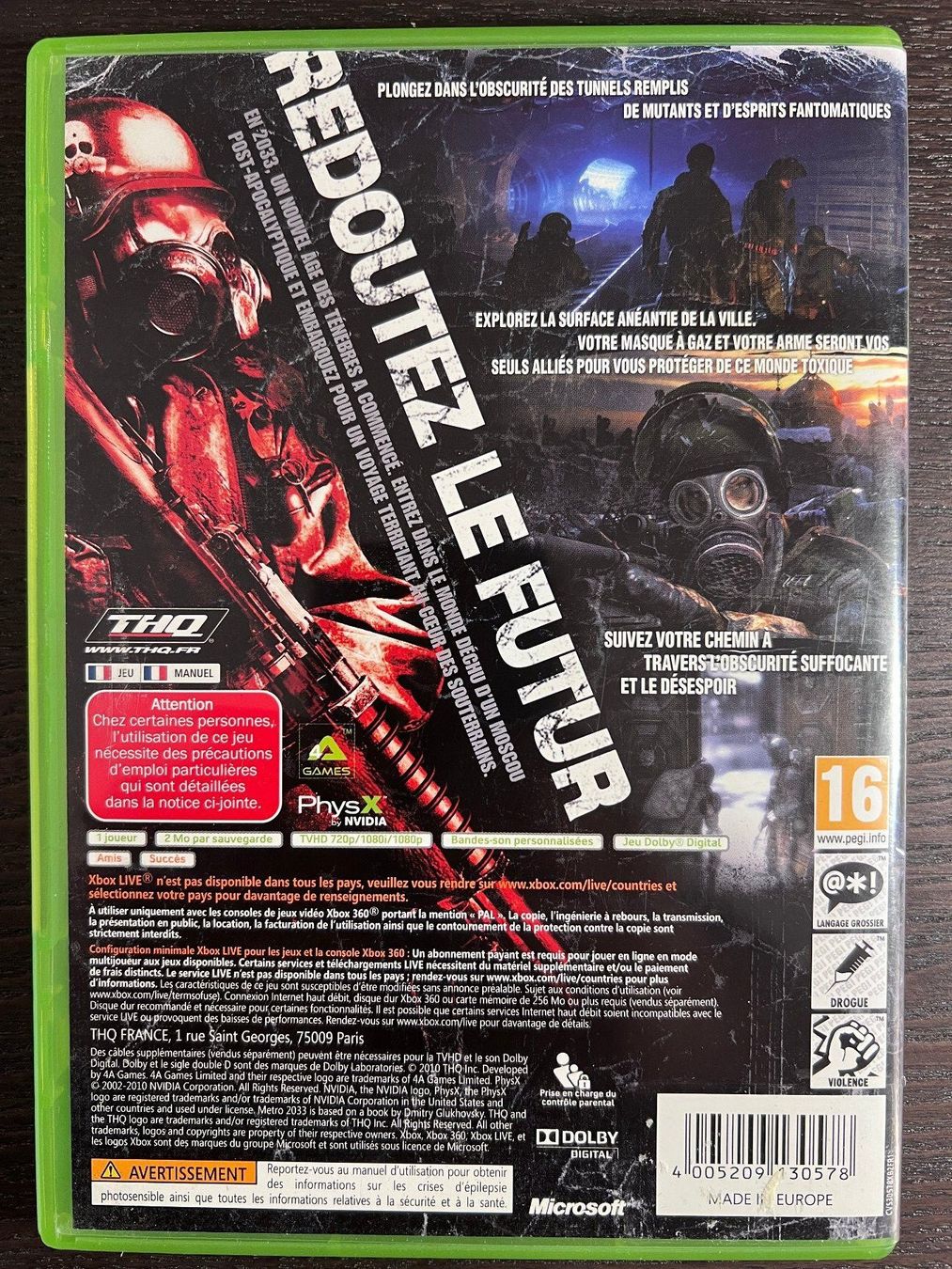 Microsoft Spiele: Metro 2033 – Gebraucht aus Zürich von GameFreunde 1