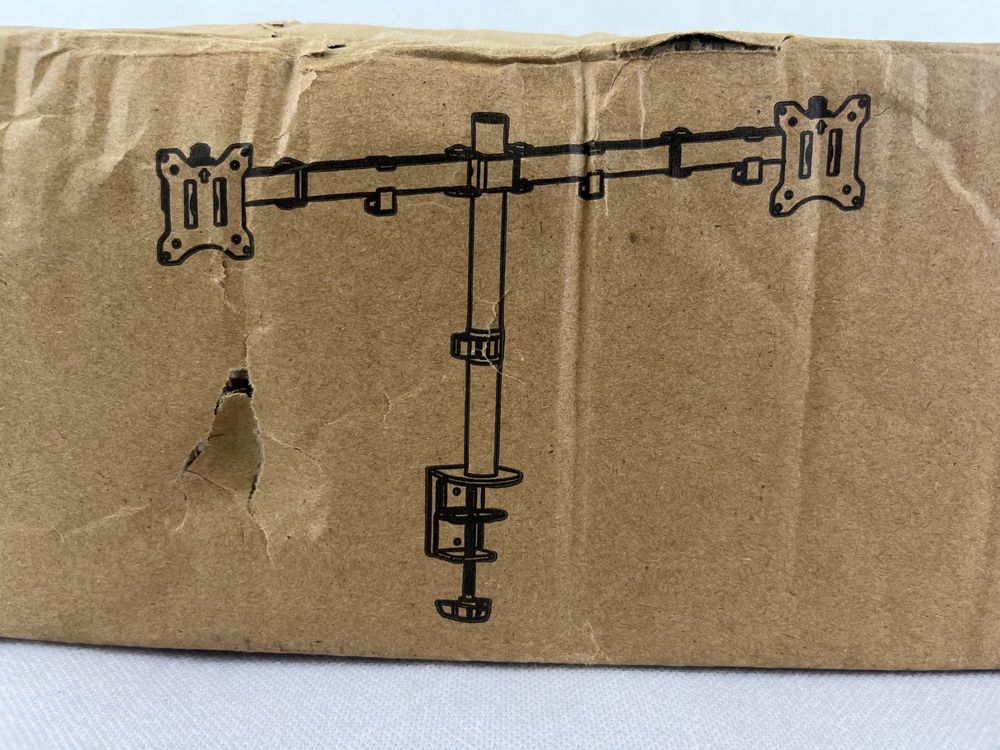 Dis Logilink Dual Monitor Wall mount - Aluminum 450mm