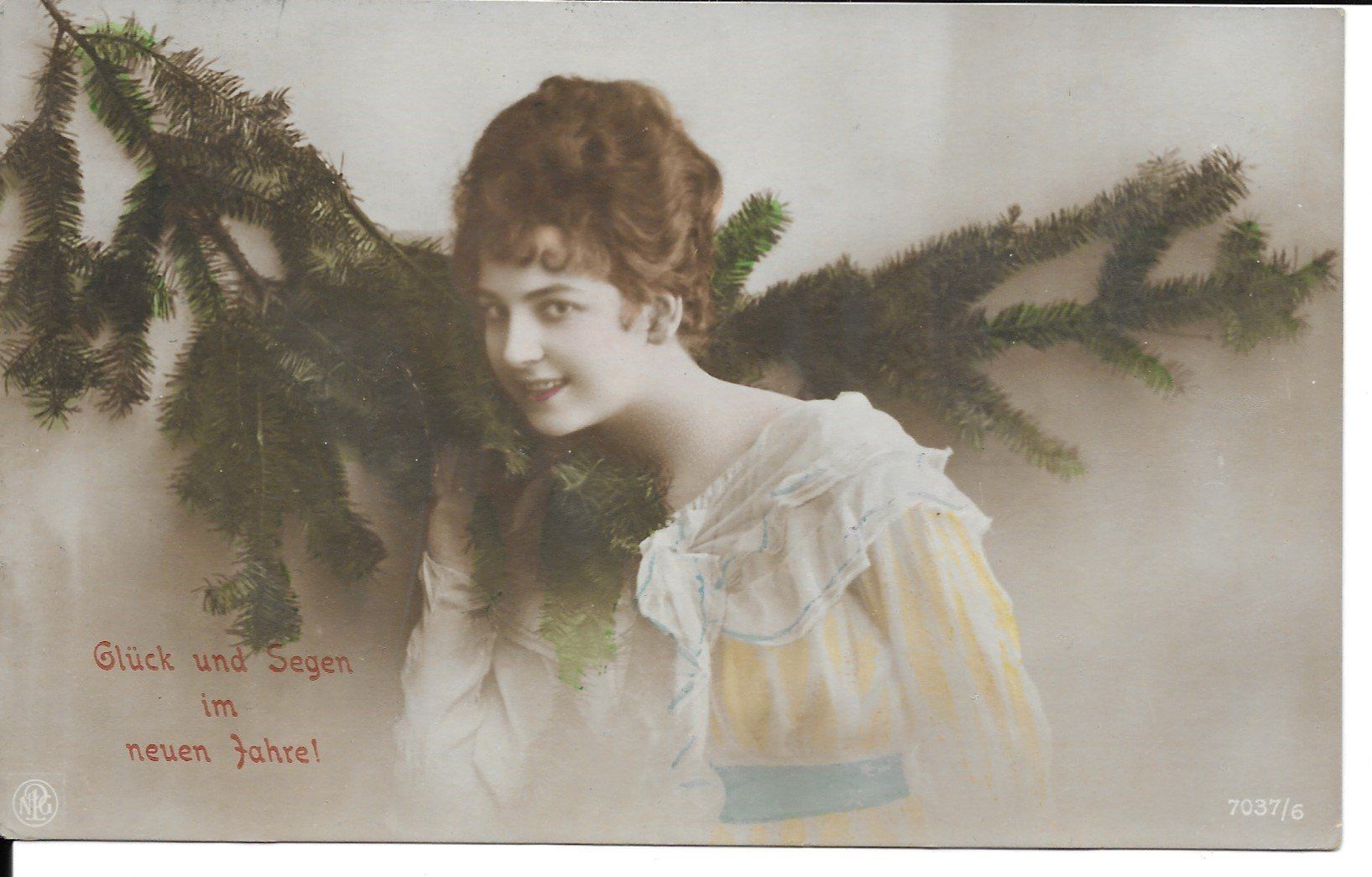 Cartoline postali: Ansichtskarte "Zum neuen Jahr" – Usato da Möhlin venduto da RoMe49