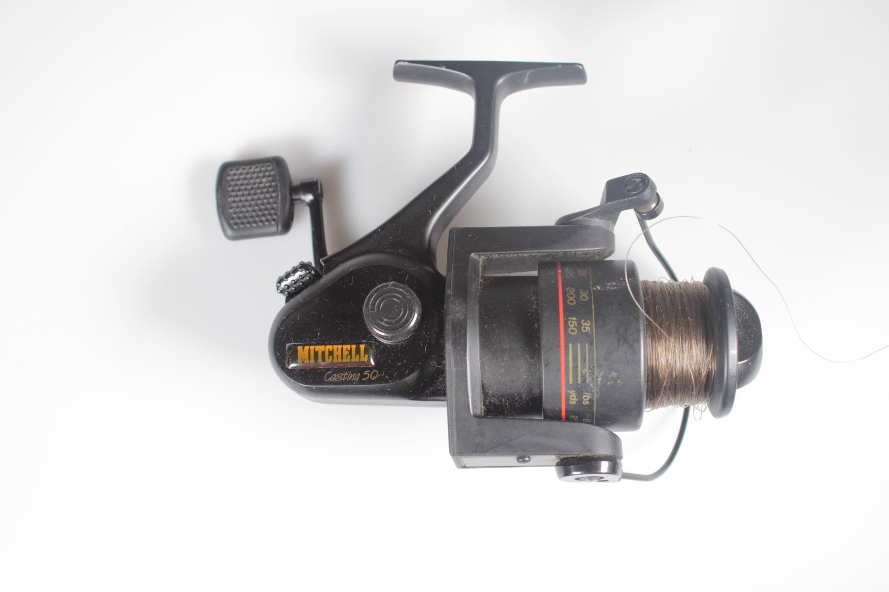 Tamburi & Mulinelli: Mitchell Casting 50 Angelrolle Vintage Frankreich – Usato da Basel venduto da IRMAundFRED 1