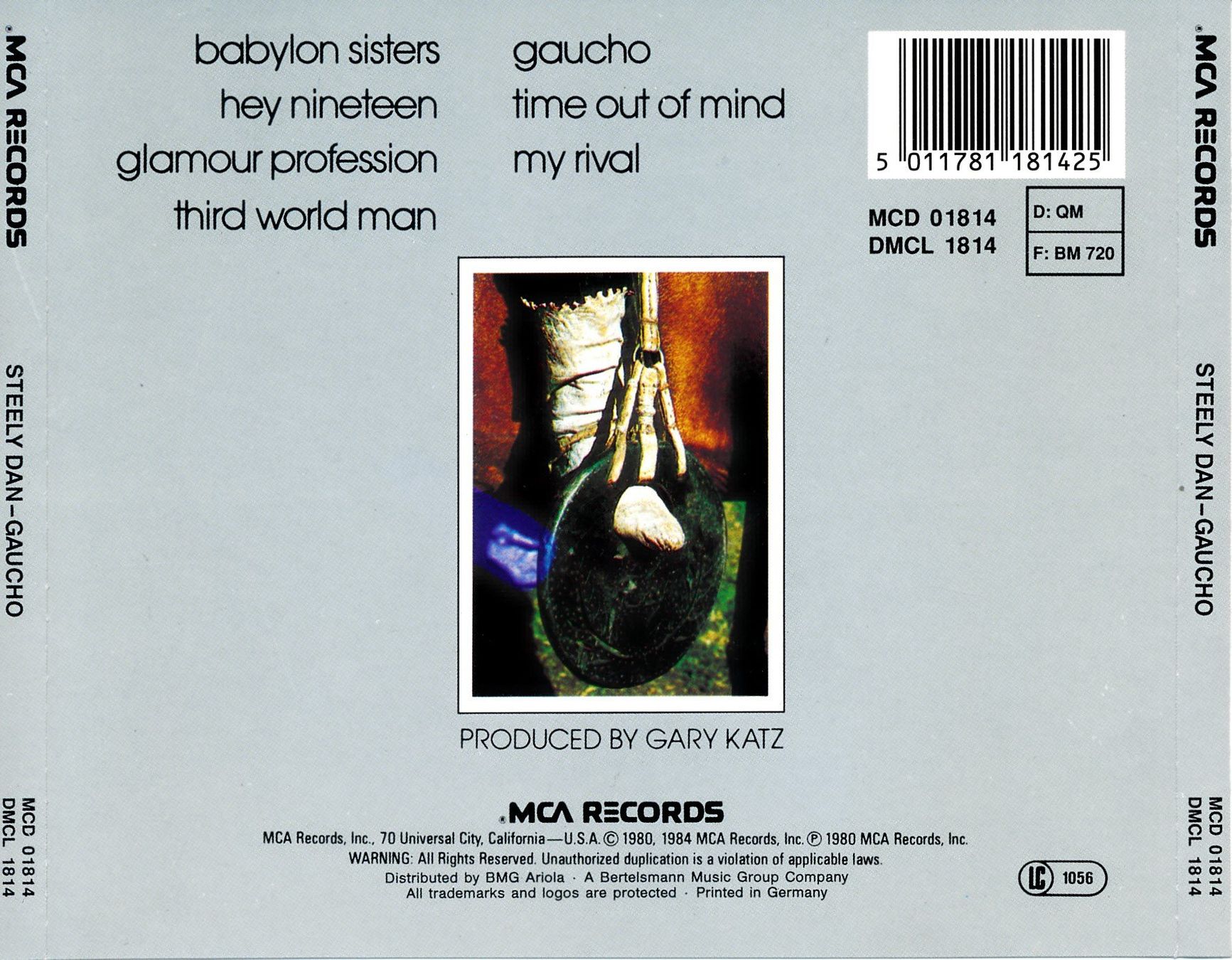 CD: STEELY DAN - GAUCHO (CD) – Usato da Hedingen venduto da Studers 1
