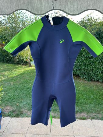 Neoprenanzug O'Neill blau grün Grösse 141-150 cm gut
