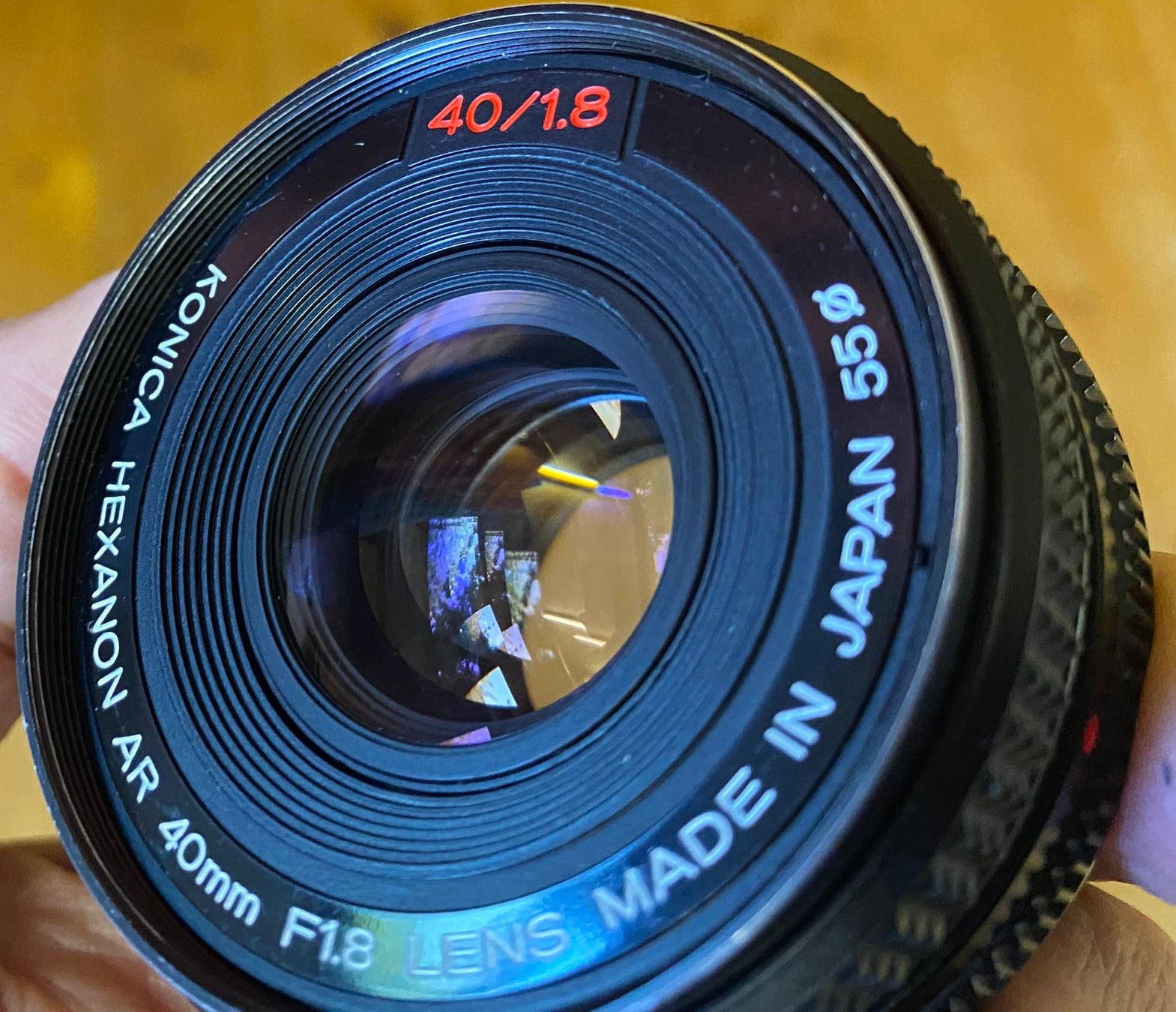 Konica Objectifs: Konica Hexanon AR 40/1.8 pancake – D'occasion à Gelterkinden par Pingpong8 1