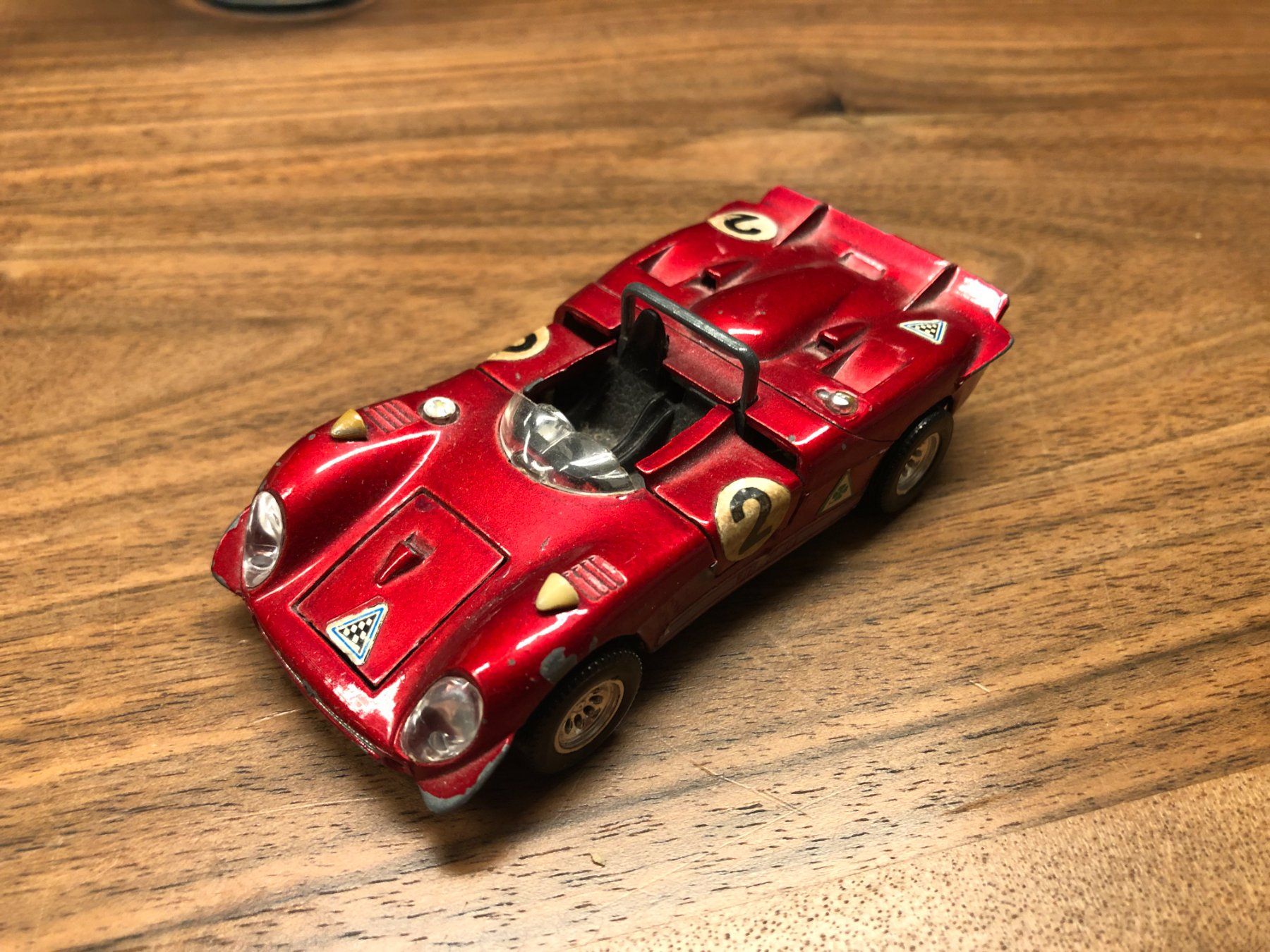 Alfa Romeo Modellini d'auto: Alfa Romeo 33-3 Mattel 6612 – Usato da Wängi venduto da simca76
