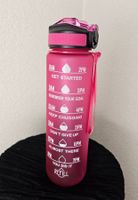 NEU: BPA-frei, auslaufsichere Sport Wasser Flasche Zeitskala