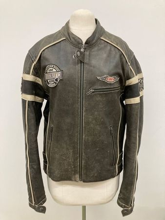 SPIRIT MOTORS | Motorrad-Lederjacke | Gr. M | 48-50