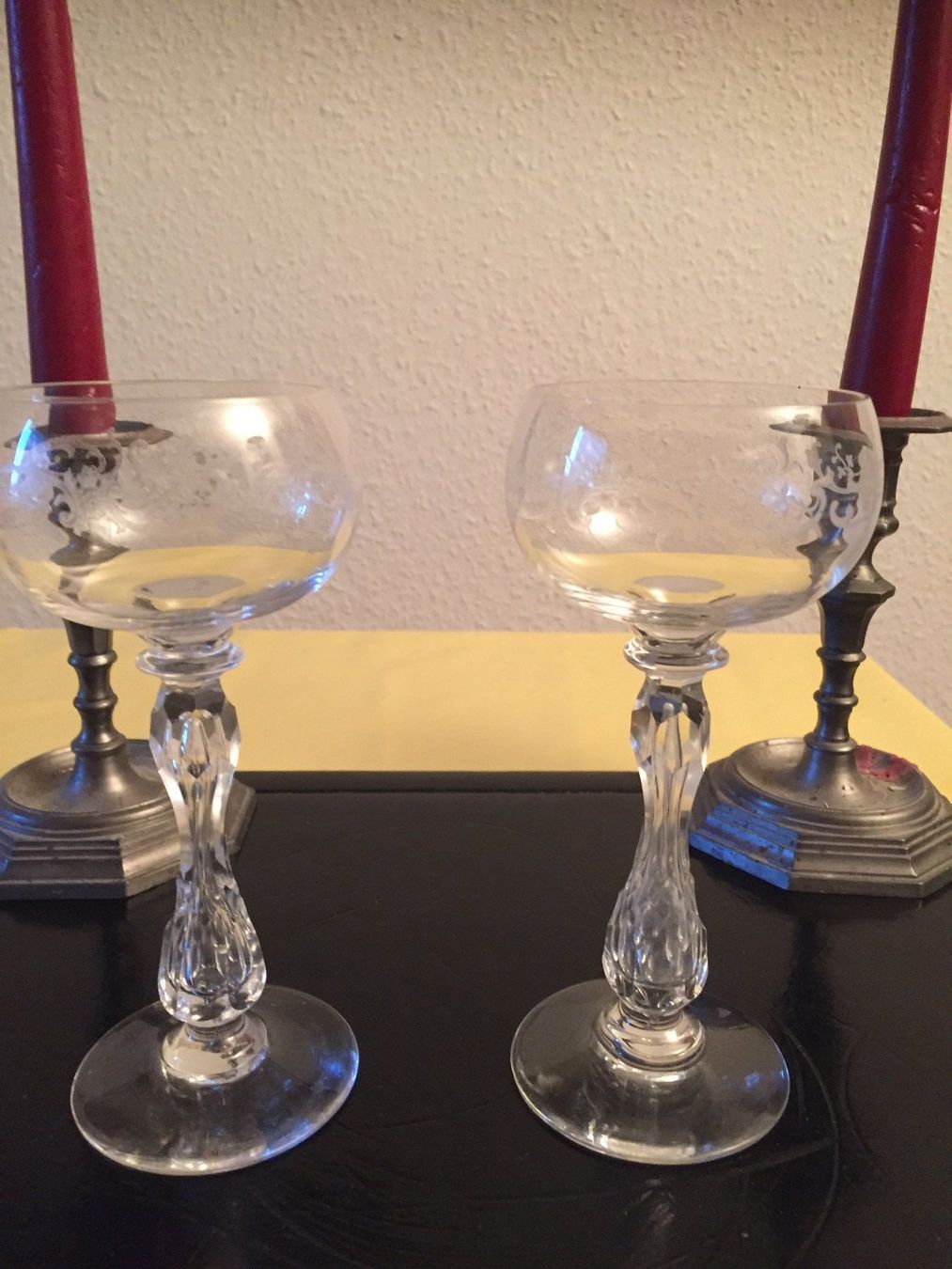 Bicchieri: Champagnergläser 2er Set Antik – Usato da Winterthur venduto da Humbertoaranos