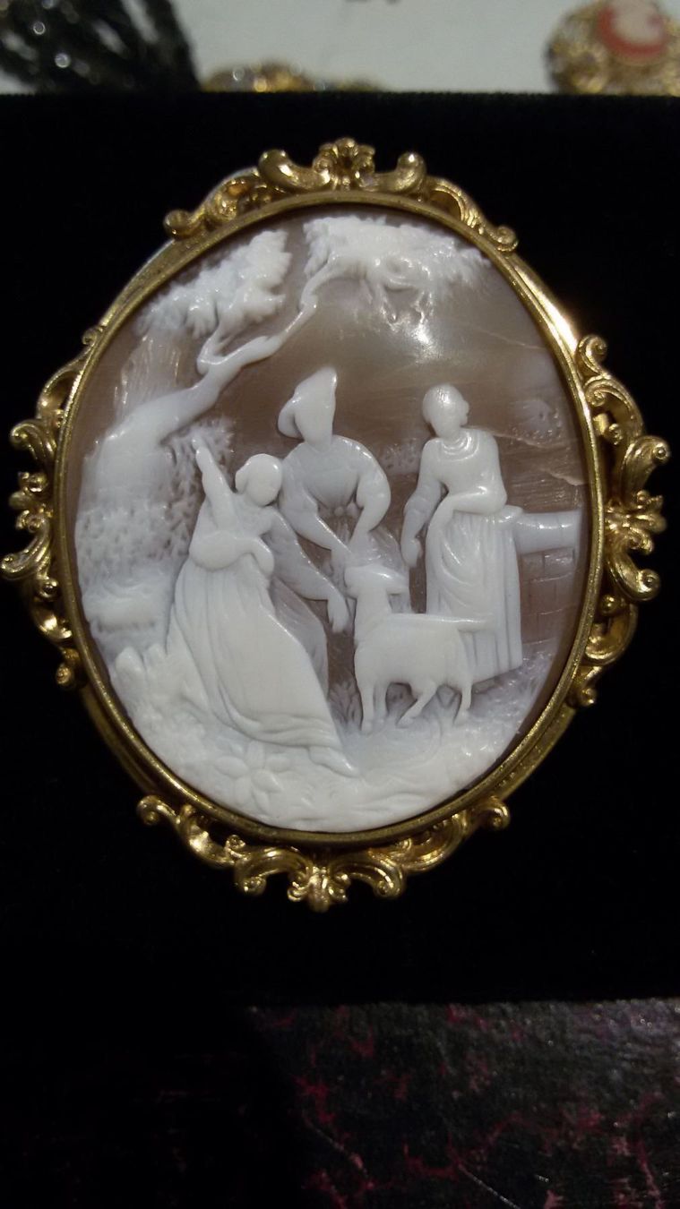Broches & Aiguilles: grosse antike Gemme - Brosche – D'occasion à Bischofszell par Joachim-115