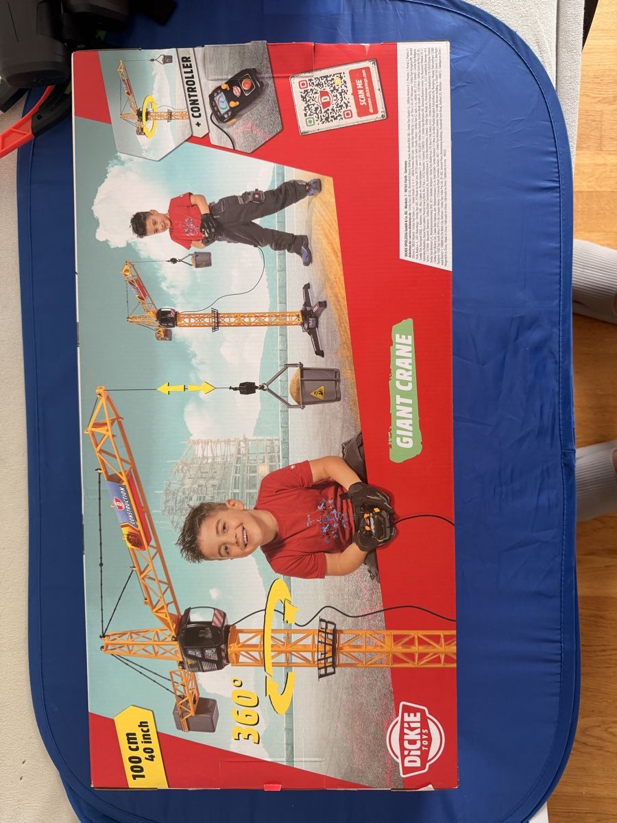 Dickie Toys Spielzeuge: DICKIE TOYS Kran 100 cm mit Controller neuwertig – Neu und originalverpackt aus Bergdietikon von mimxmy 1