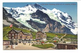 Kleine Scheidegg (BE) Jungfrau-Bahn - Postbureau - 1933