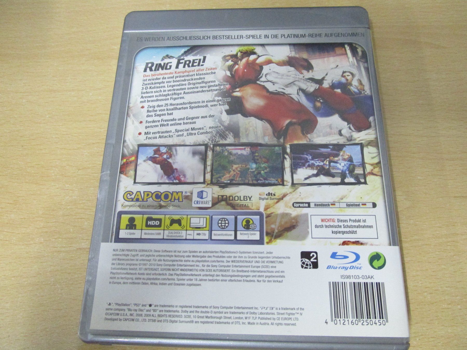 Sony Giochi: Street Fighter 4 Playstation 3 PS3 – Usato da Goldau venduto da agestuffer 1