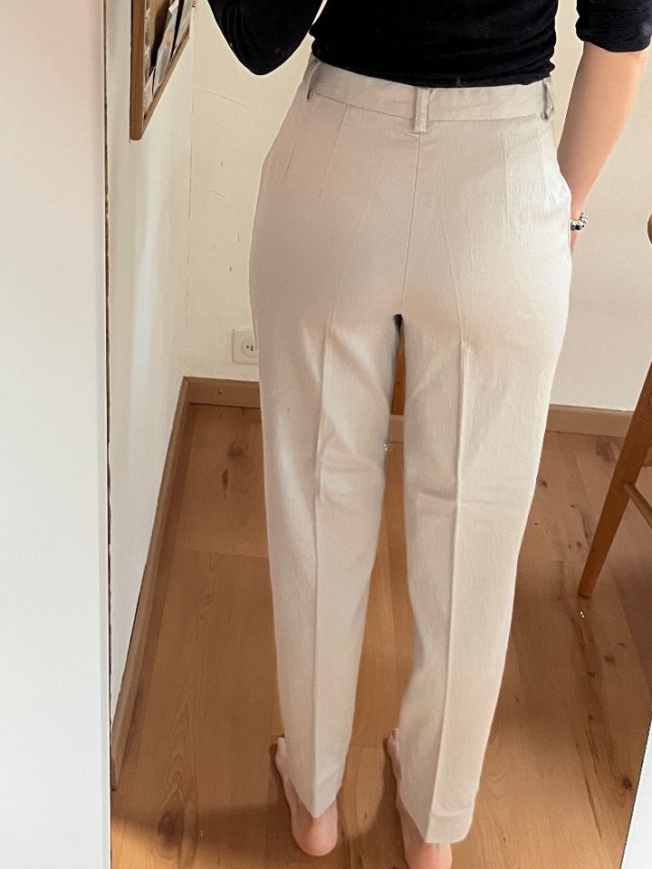 Pantaloni: Kris Reutter Business Hose, 38, grau tailliert – Usato da Riet (Neftenbach) venduto da kim_gfw6 6