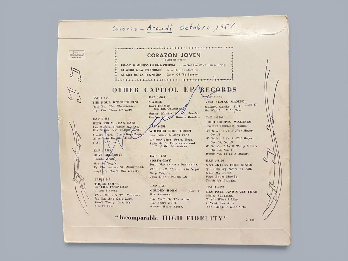 Dischi in vinile: Frank Sinatra Young at Heart Spanien EP 1958 – Usato da Zwingen venduto da imh_bl67 1