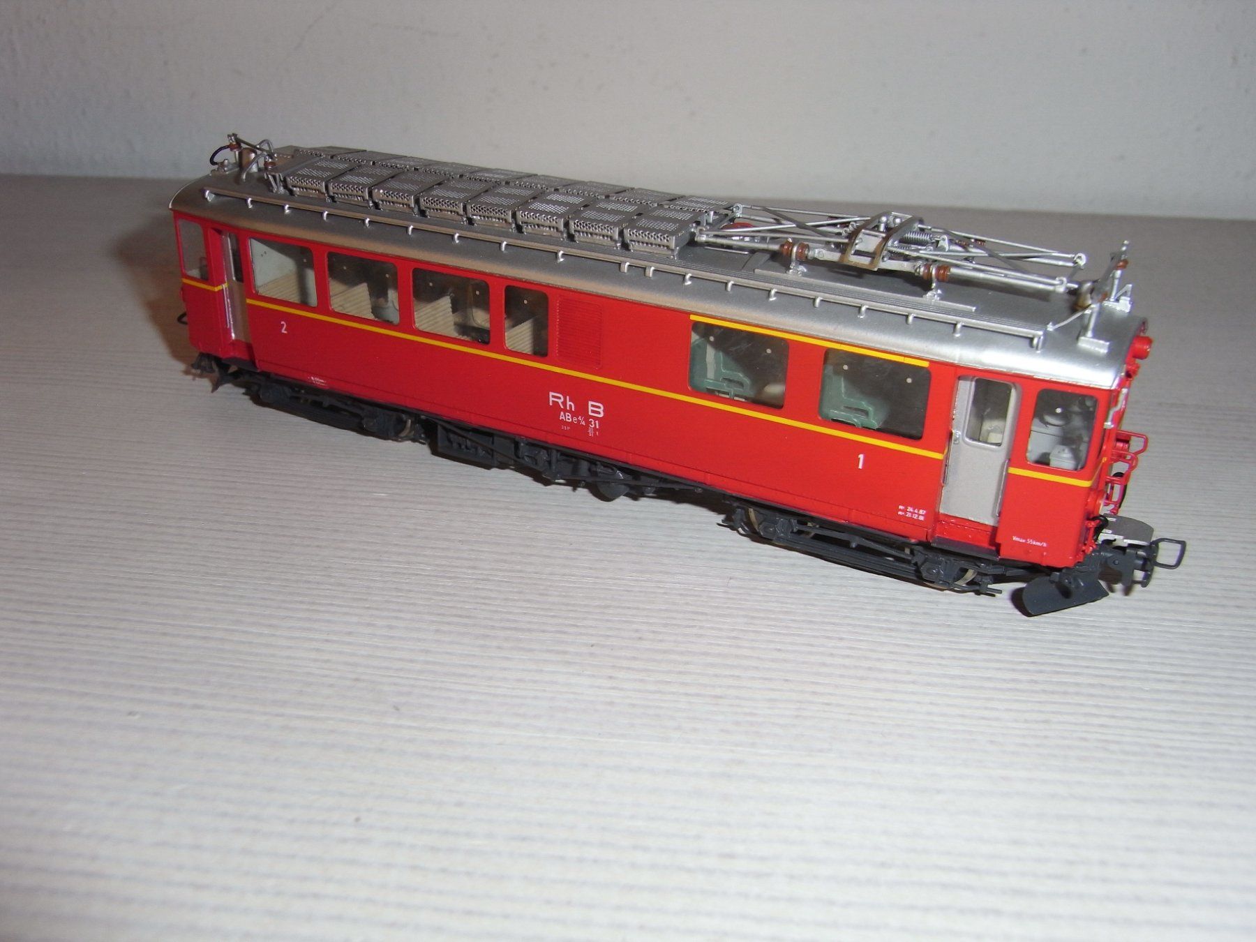 Lemaco Modelleisenbahnen: Lemaco, RhB ABe 4/4 No. 31 "rot", HOm – Neu und originalverpackt aus Wohlen AG von Kusy77 3