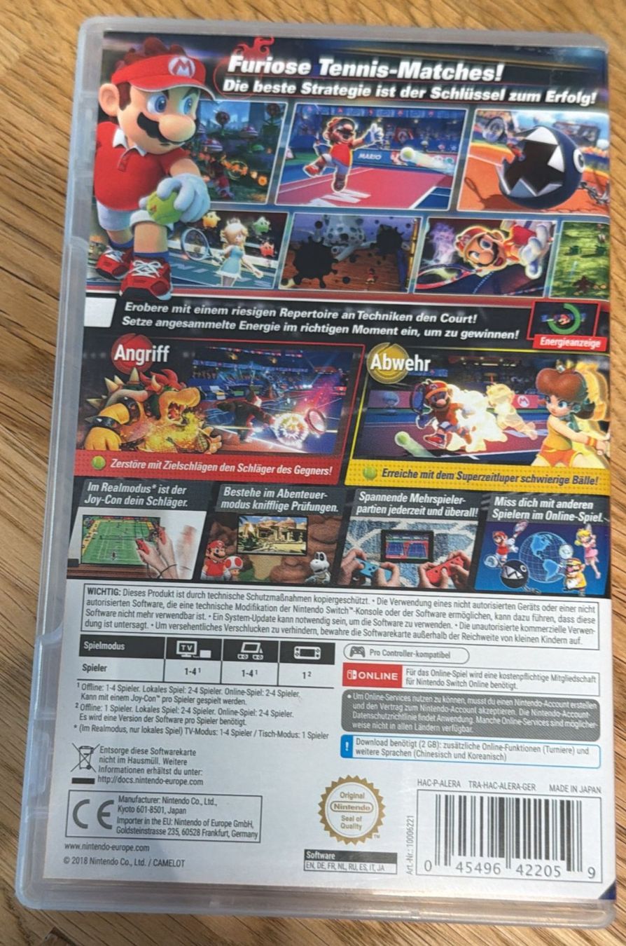 Nintendo Giochi: NINTENDO SWITCH MARIO TENNIS ACES – Usato da Zürich venduto da Frei-Occasionen 1